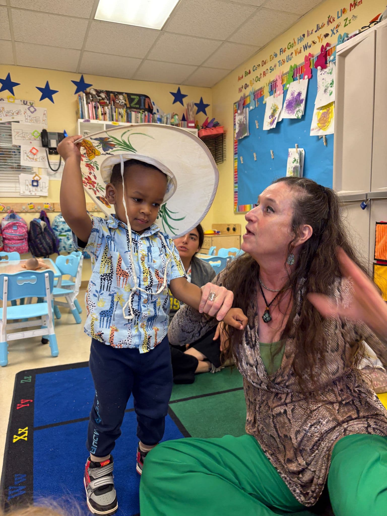 Classroom creative play, USA